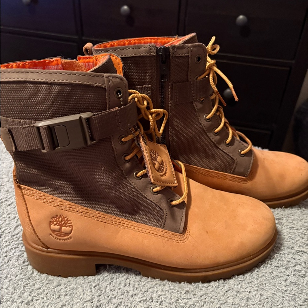 Timberland Brown and Tan Boots